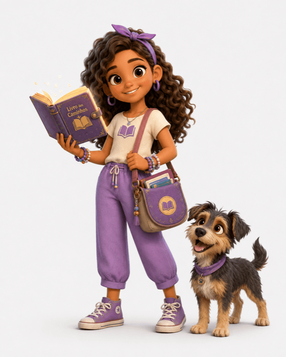 Ilustração 3D de Mila